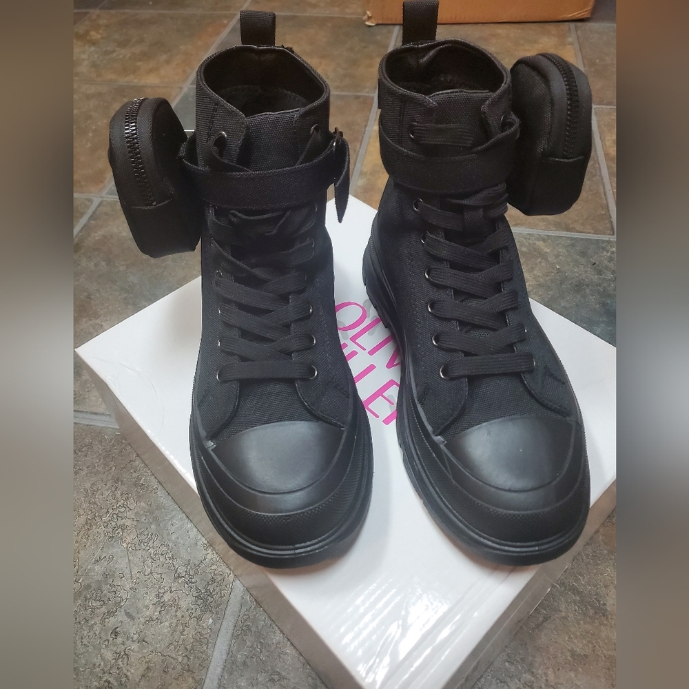 Olivia Miller Leilany Women's high-Top Sneakers | sz 8 | NIB